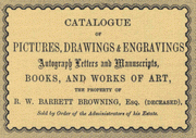 The Browning Collections: A Reconstruction